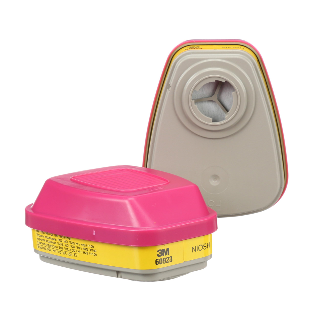 Filtro 3M 60923 Para Vapores Orgánicos y Gases Ácidos - Image 2