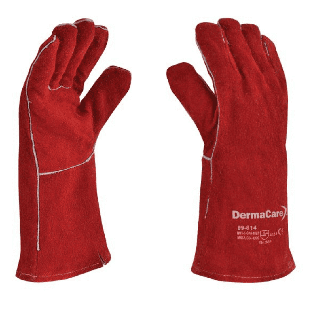 Guantes Para Soldador King Cobra Rojo