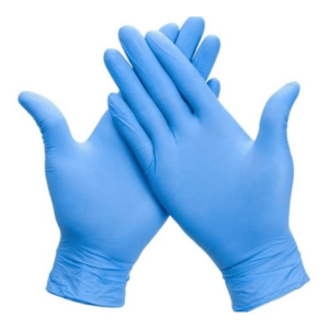 Guantes desechables de Nitrilo Azul